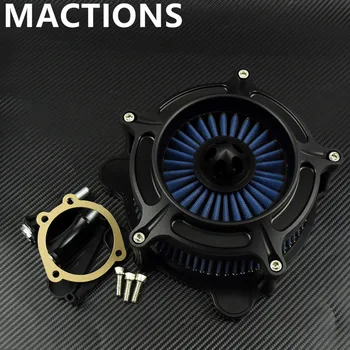 

Motorcycle CNC Crafts Blue Air Cleaner Intake Filter For Harley Dyna 1993-2017 Softail 1993-2015 Touring 1993-2007