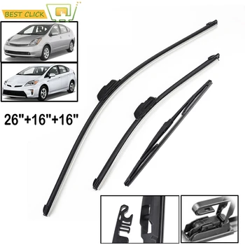 

Misima Rear Front Windshield Windscreen Wiper Blades Set Kit For Toyota Prius 2003 2004 2005 2006 2007 2008 2009 2010 2011-2015