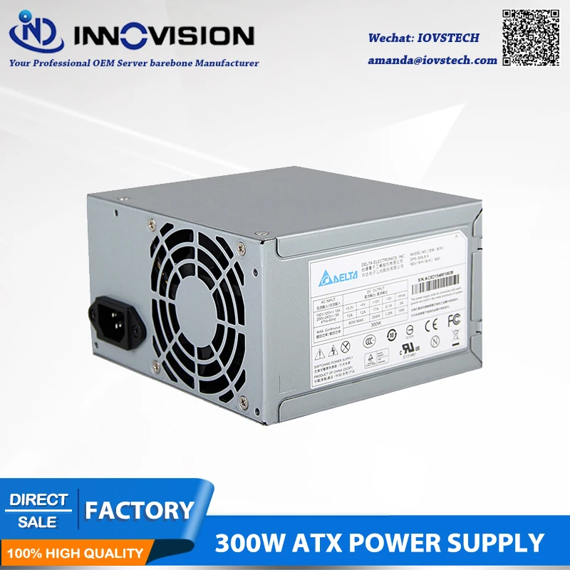 جديد وصول 300 W امدادات الطاقة atx ل 2U/34/4U الخادم حالة/300 W PC PSU