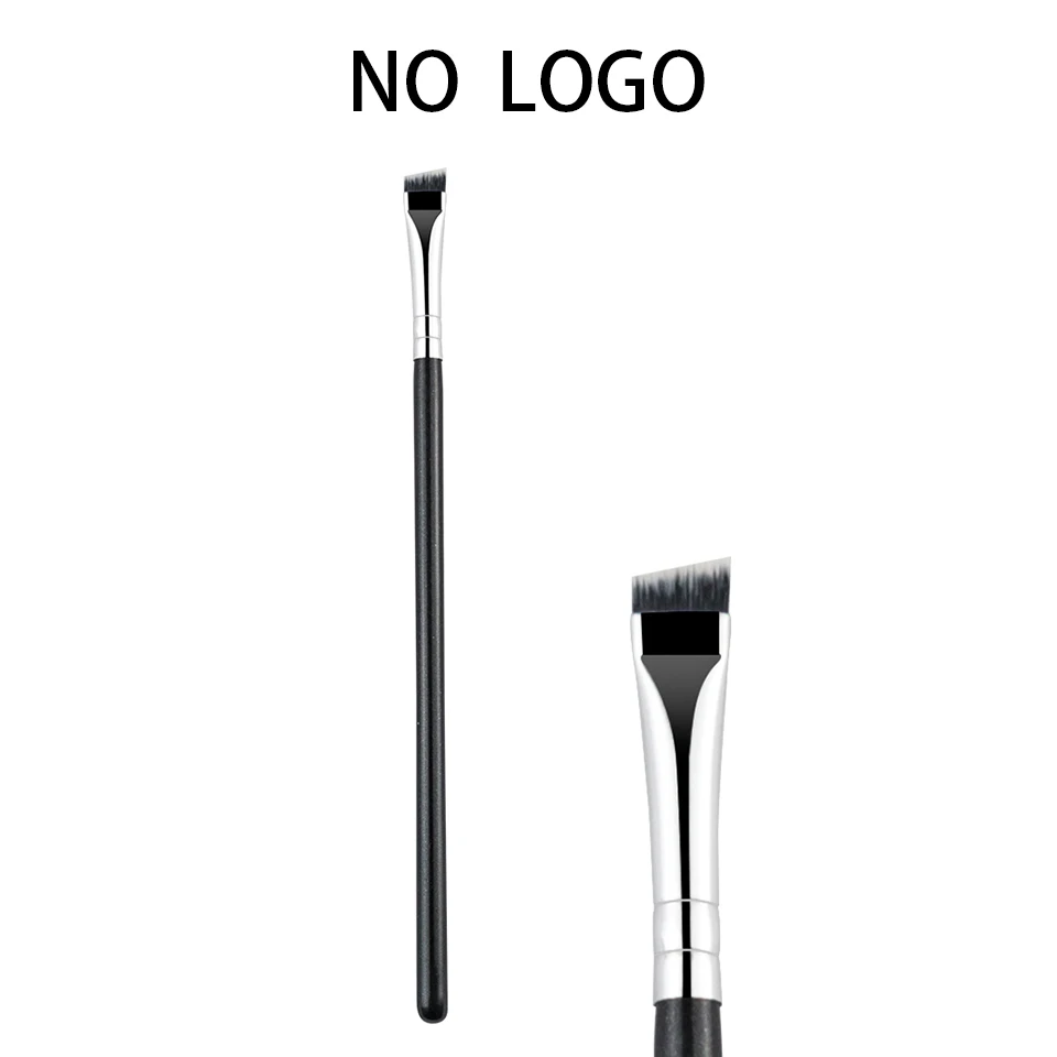 

BEILI no logo Black Professional Brow Brush Eye liner Makeup Tool Synthetic Hair Single wing liner Makeup Brush