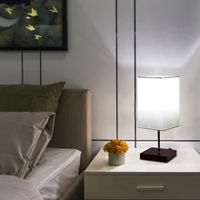 Tomshine Tetragonum квадратный рядом с Лампа настольная свет минималистский для Спальня Гостиная Колледж Кофе магазин книжный шкаф комод