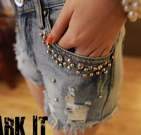 Женские джинсовые шорты облегающие размера плюс XXXXXL|lace shorts|denim lace shortsjeans woman shorts |