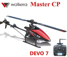Original Walkera Master CP With DEVO 7 Transmitter Mini 6CH 3D Flybarless RC Helicopter with battery