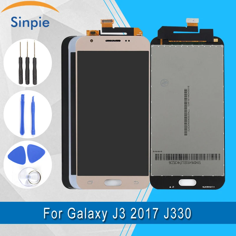 Для Samsung Galaxy J3 2017 J330 ЖК дисплей сенсорный экран сборки Ремонт Запчасти и s с
