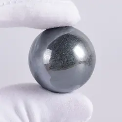 Шарики для массажа рук Undrill 30 мм Натурального Гематита Мячи Йони стекло минеральное камень Sphere домашний Декор Аксессуары Кегеля массаж яйцо