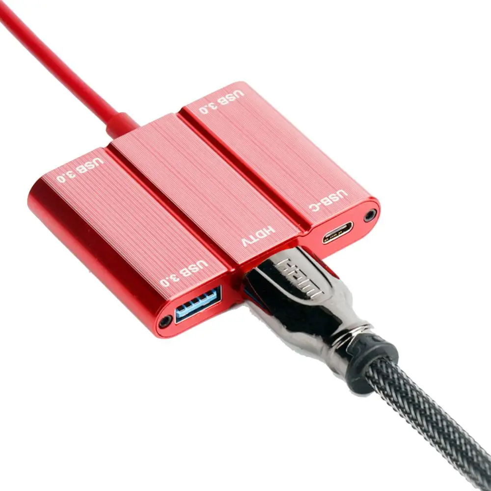 Usb адаптер YMY 5 в 1 концентратор USB Type C для 4K HDMI USB3.0 и PD зарядки совместимый с Apple MacBook