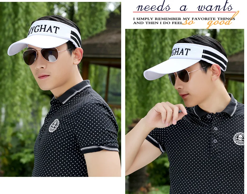 sun visor caps men women sun visor hat outdoor summer black white visors for women  (11)