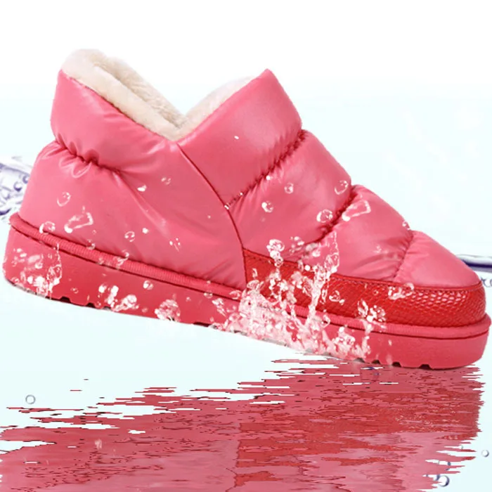 Women winter snow boots warm flat and waterproof boots for winter size 36 40 free shipping