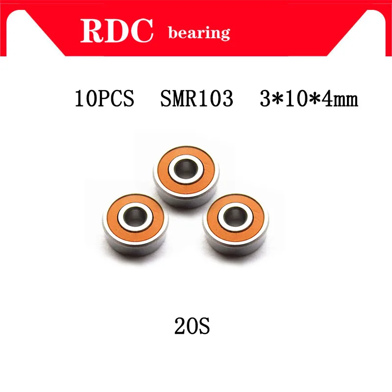 ABEC7 SMR103 2OS SMR103C 3*10*4 мм гибридный керамический подшипник из нержавеющей