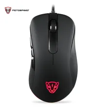 MOTOSPEED V100 RGB Проводная игровая мышь PAW3327 Оптический Эргономичный светильник 6200 dpi светодиодный оптический USB проводной Pro Gamer PC ноутбук