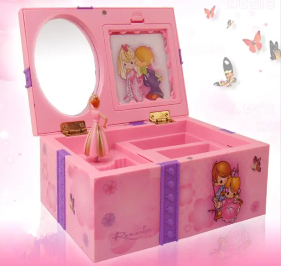 

Dream Girl Music Box Childrens Musical Jewellery Box Christmas Valentine's Day Gifts Birthday Gifts Ballerina music box