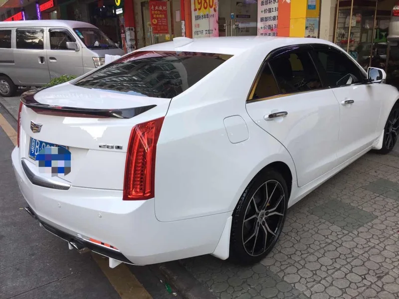 ATS углеродного волокна спойлер задний хвост 3D модель для Cadillac ATS 4 Двери Седан