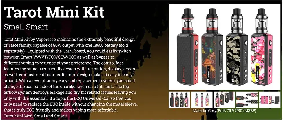 vaporesso revenger electronic cigarette -1