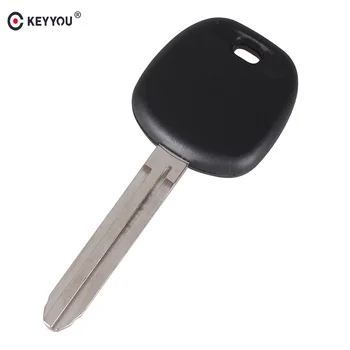 

KEYYOU 50X New Uncut Replace Remote Transponder Ignition Car Key for Toyota Tacoma Toy43 Blade No Chip