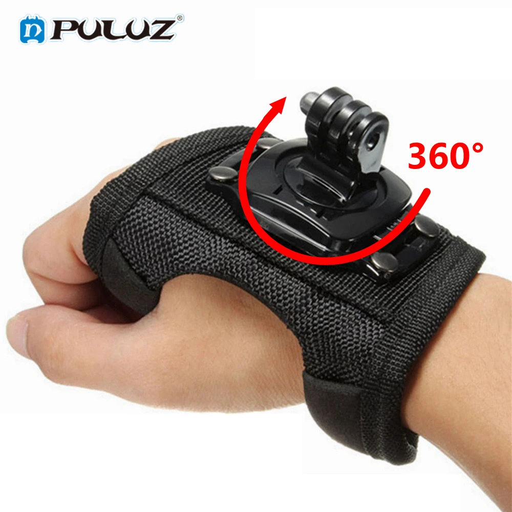 

360 Degrees Wrist Band Arm Strap Belt Tripod Mount for GoPro Hero 8/7/6/5/4/3+/2 Camera Fist Adapter Band for Go Pro Accessories