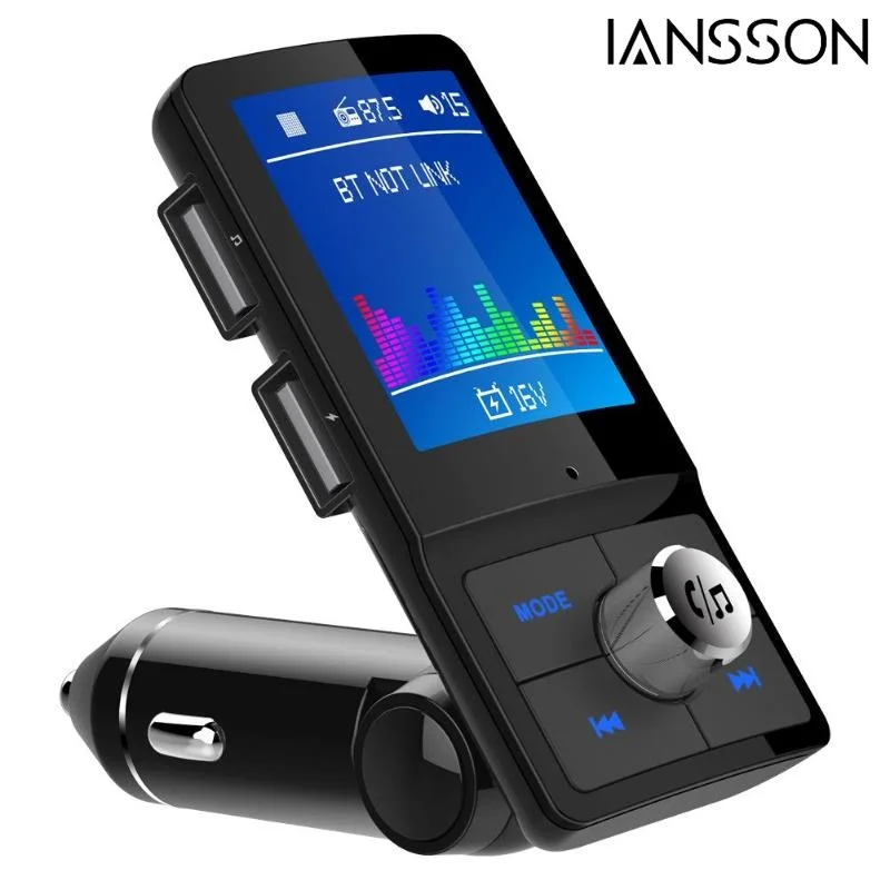 BC45 ЖК дисплей беспроводной Bluetooth FM модулятор передатчик Handsfree автомобильный
