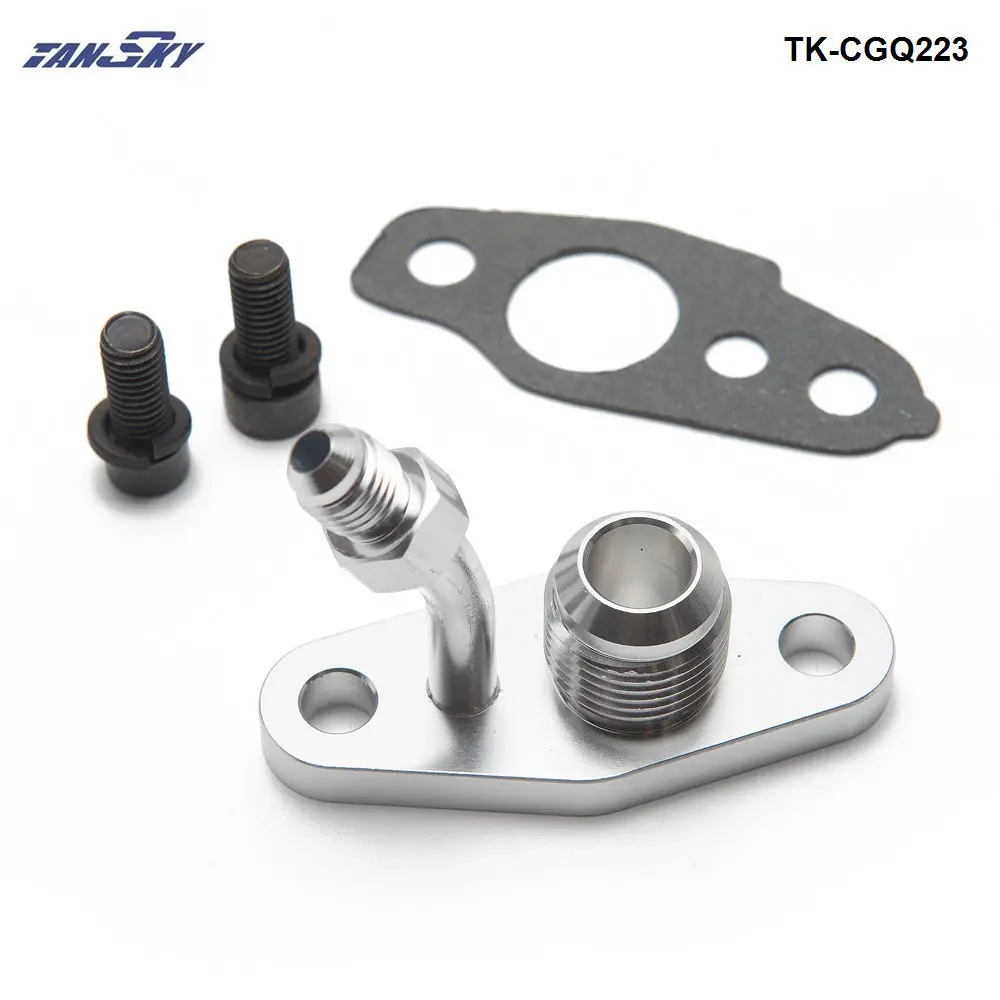 

Turbo Oil Return Feed & Drain Flange For TOYOTA CT20 CT26 4AN 10AN (M8 x 1.25mm) TK-CGQ223