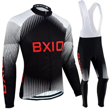 

BXIO 2020 Winter Thermal Cycling Jerseys Sets Ropa Ciclismo Pro Team Mountian Bicycle Clothing MTB Man Bike Clothes 057