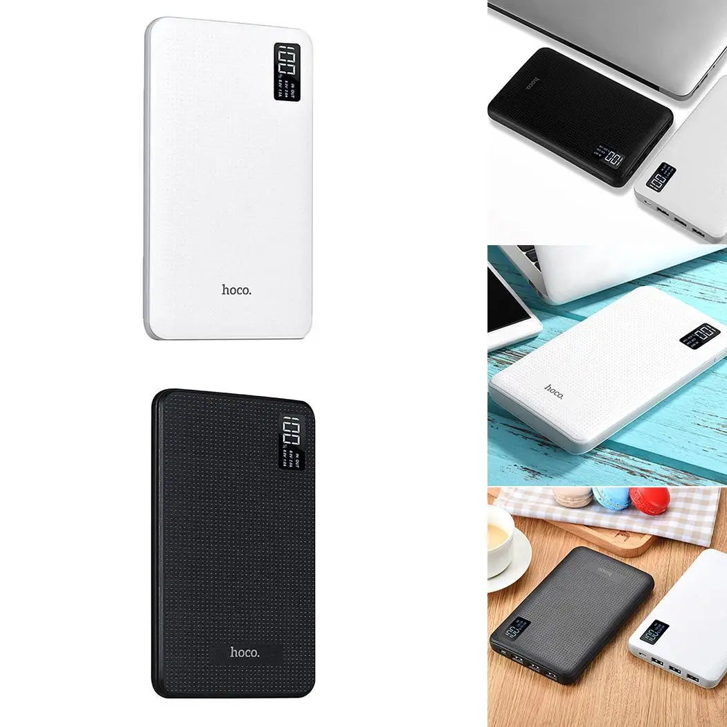 Power Bank 30000 мАч большой емкости power ЖК дисплей внешний аккумулятор зарядное