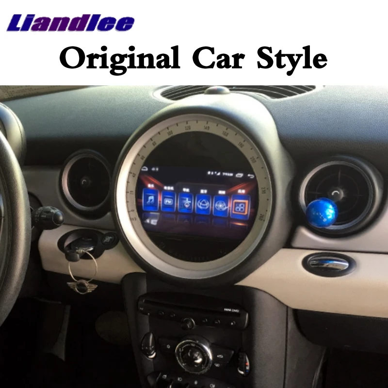 Liandlee автомобильный мультимедийный плеер NAVI для Mini Countryman R60 2010~ CarPlay Android без dvd-плеера автомобильный Радио gps навигация