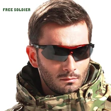 FREE SOLDIER Спортивные очки с поляризованным светом, тактические пуленепробиваемые очки, защитные очки для близоруких и рыбалки, оправа для очков для близоруких защиты от ультрафиолетовых лучей