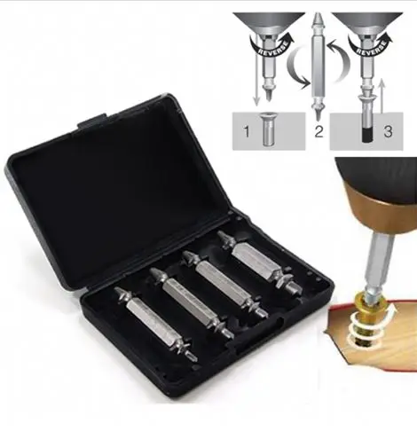 

4pcs Steel Broken Speed Out Damaged Screw Extractor Drill Bit Guide Set Broken Bolt Remover Easy Out Set