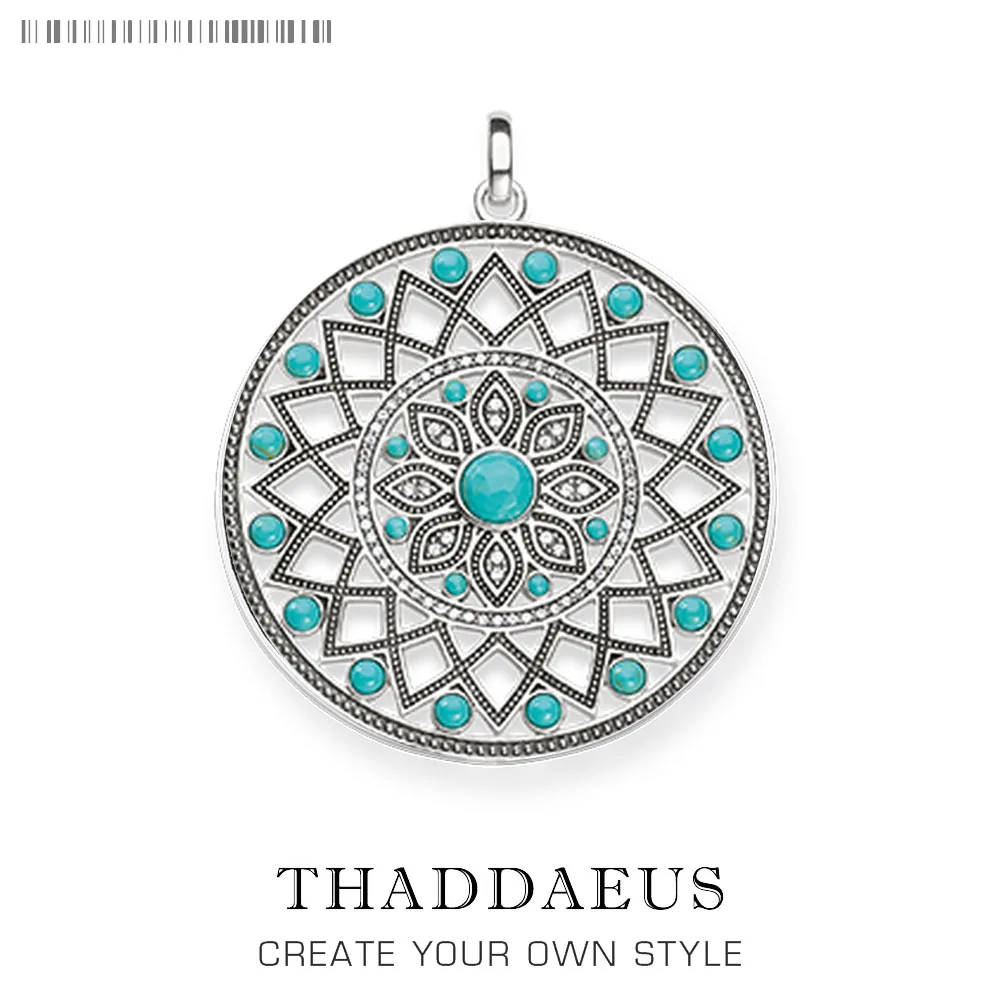 

Pendant Blue Stone Ornament,2019 Brand New Fashion Party Soul Jewelry Thomas Style Bijoux Necklace Accessories Gift For Ts Woman