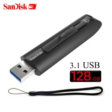 SanDisk – clé USB 128 256 CZ800 Extreme, support à mémoire de 64GB 3.1 GB 3.0 GB, dispositif de stockage, disque U