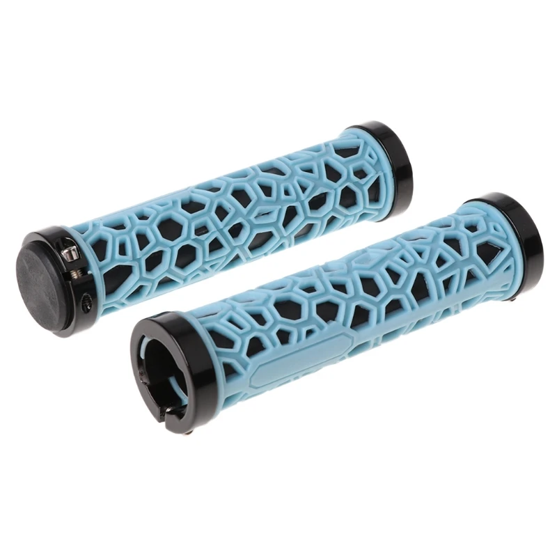 

Bicycle Grips 22.2mm Handlebar Cycling TPR Fixed Gear Double Lock Bike Parts