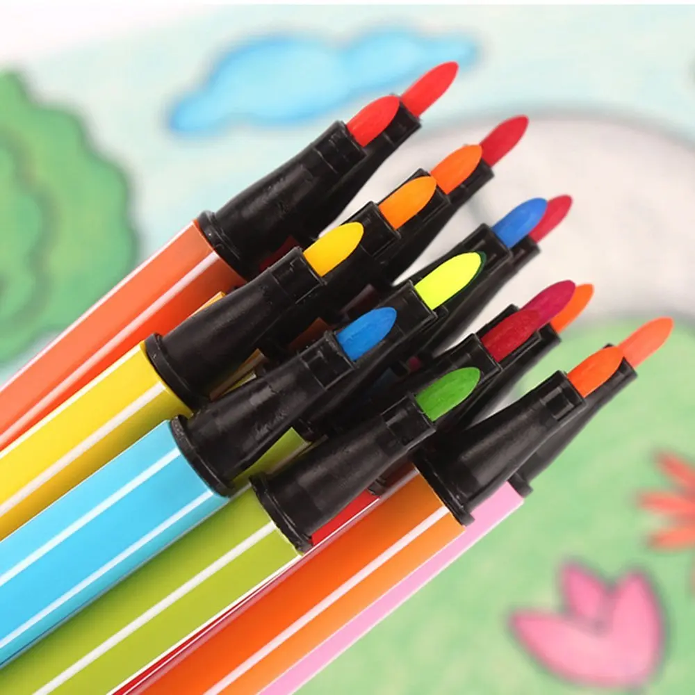 Colorato Pennarelli Acquerello Punta Fine Disegno A Penna Set di 12 18 per Adulti e Bambini Libri Da Colorare in Colorato Pennarelli Acquerello Punta Fine