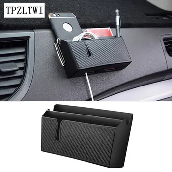 

TPZLTWI Black Car Storage Box Sticker For Alfa Romeo 159 147 156 Giulietta Mito GT Giulia Brera Spider Stelvio 166 75 155 33