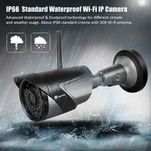 Smart Home Security Waterproof IP Camera 1080P HD 2MP resolution with Motion Sensitivity Adjustment IP66 Waterproof Standard