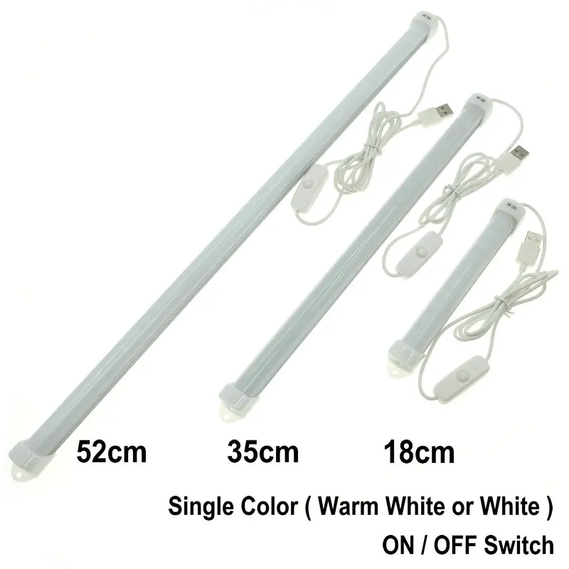 5V LED Book Lamp Student School Dormitory Reading Light USB Switch Adjustable LED Strip for Office Work Children Study Desk Lamp