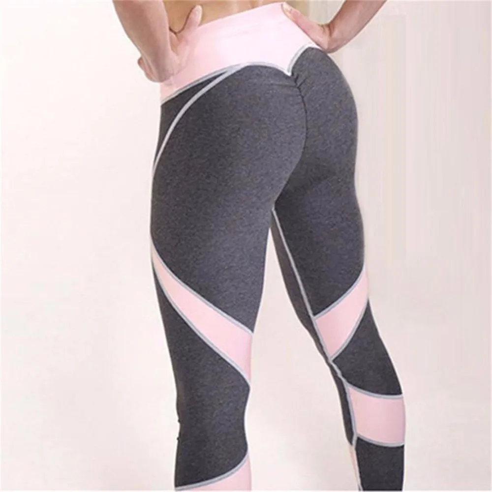 2017 Fashion New Womens Fast-drying Leggings Fashion Ankle-Length Breathable Fitness Leggings Pink White Patchwork Leggins Pants 2017 Fashion New Womens Fast-drying Leggings Fashion Ankle-Length Breathable Fitness Leggings Pink White Patchwork Leggins Pants