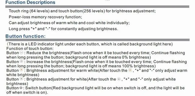 Сенсорный интерфейс led диммер 12 В/24 В, используется для теплых и теплых белые светодиодные ленты/светильники для регулировки CCT и яркости! 100 шт./партия