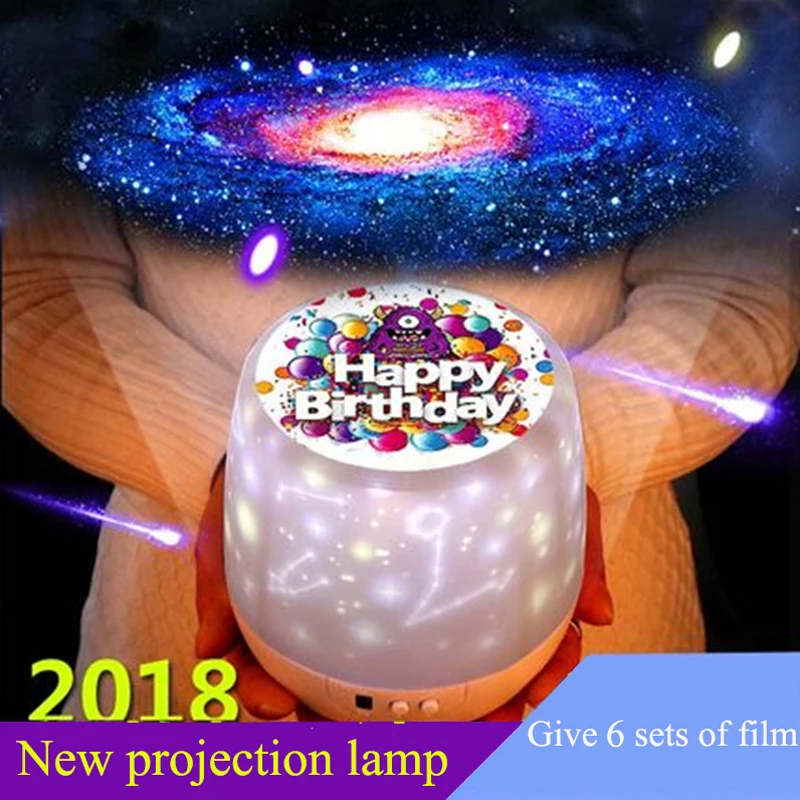 Новый 3D Детский проектор ночник планеты Вселенная проекция Светодиодная лампа