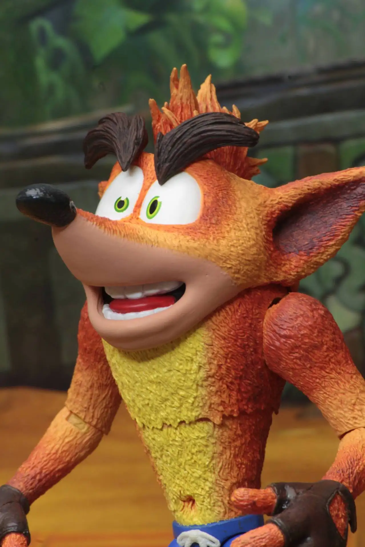 Оригинальный NECA Аниме Фигурка Jogo Crash Bandicoot 6 'ПВХ Pintado Estatua|Игровые фигурки и