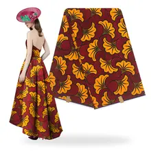 Анкара Африканский Воск Печать Ткань в полоску треугольники узор воск Африканский швейная ткань для платья H180727