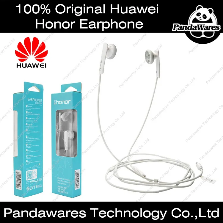 100% Original Huawei Earphone Honor Headphones With Mic For 3.5mm stereo headset earbuds Interface Free Shipping