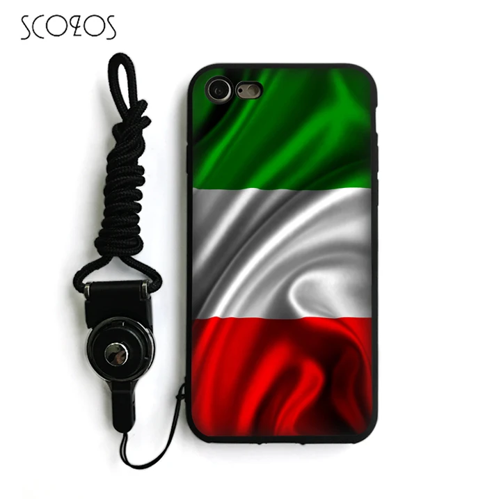 SCOZOS italy flag Silicone TPU Phone Case Soft Cover For IPhone X 5 5S Se 6 6S 7 8 Plus #na107 |