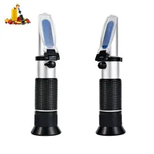 2017 New Hand Held Brix Refractometer For Sugar Beer Brix Test Optical 0-32% Brix ATC Fruit Sugar Meter Saccharimeter
