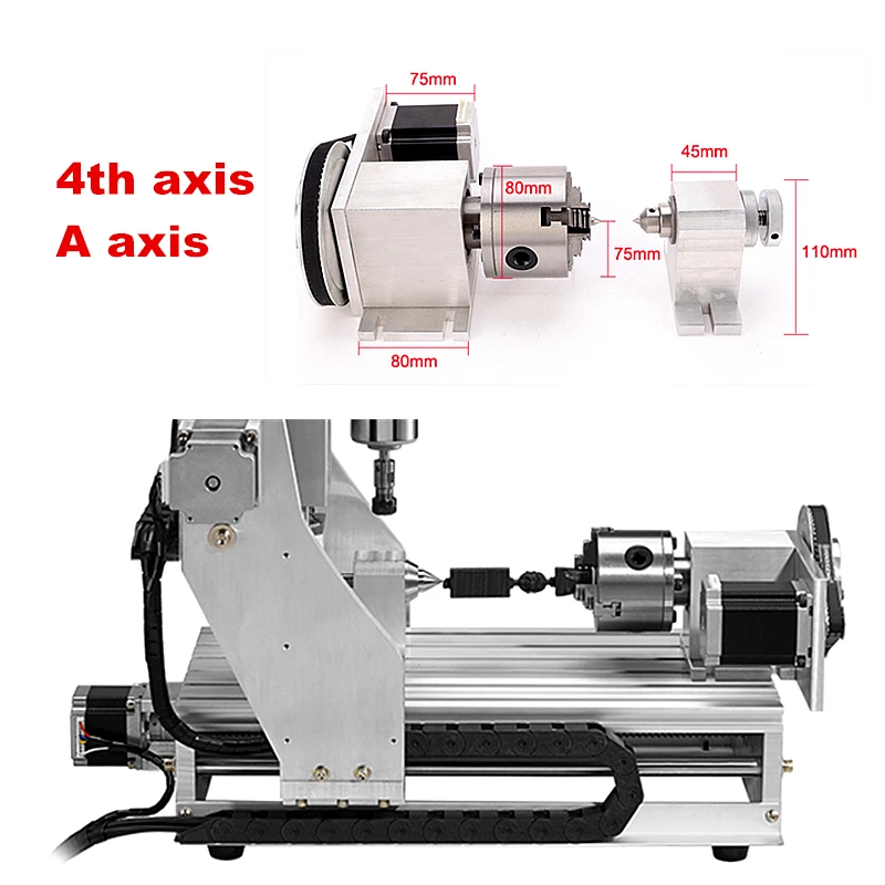 

Industrial CNC engraving machine 3020 3-4 axis 800w for large area engraving work