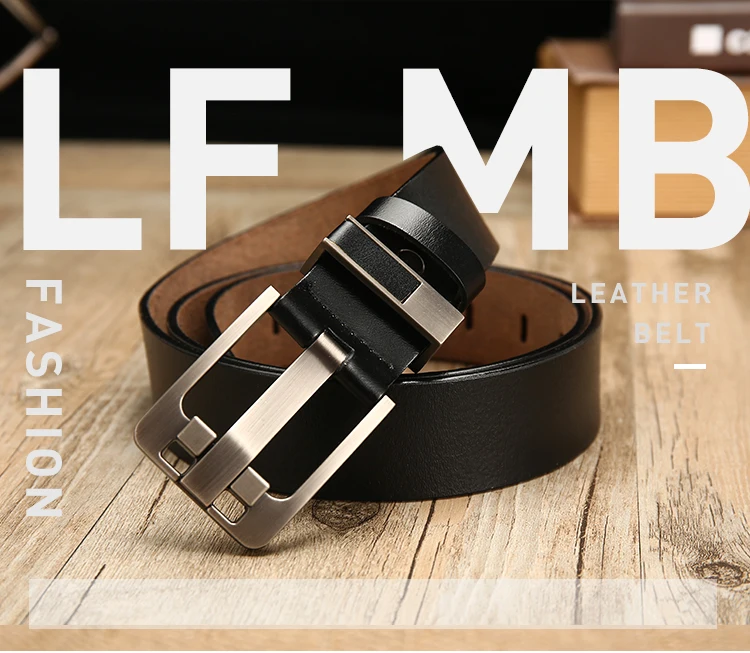 LFMB belt male leather belt men strap male genuine leather luxury pin buckle belts for men belt Sadoun.com