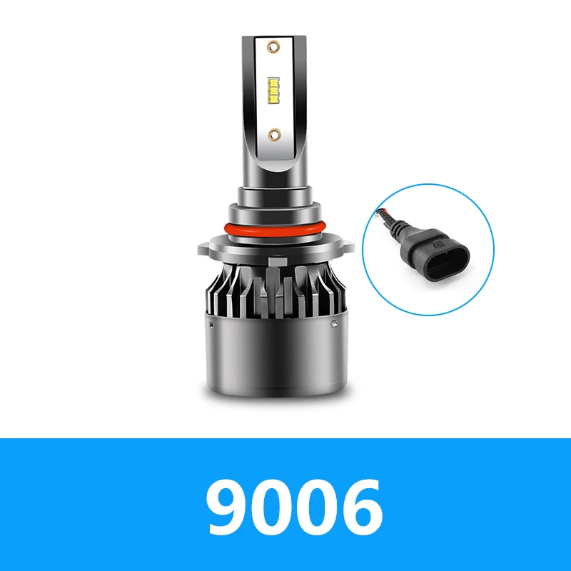 New 2Pcs LED Car Headlight Bulbs H1 H4 H7 H11 9005 9006 9012 6500K 8800LM Led Headlamps With High/Low Beam High Brightness - Испускаемый цвет: 9006