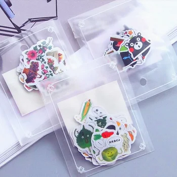 

20pack/lot Cute Transparent cartoon girl & Cartoon Life series mini Sticker Students nice decoration DIY label