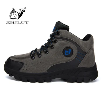 

ZHJLUT Men High Quality Breathable Hiking Sport Shoes Men Waterproof Trekking Climbing Outdoor Winter Sneakers Plus Size 39~47