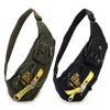 Mochila de nailon de alta calidad para hombre, mochila para el pecho, mochila de viaje militar, bandolera cruzada impermeable, mochila con un hombro en la espalda ► Foto 1/6