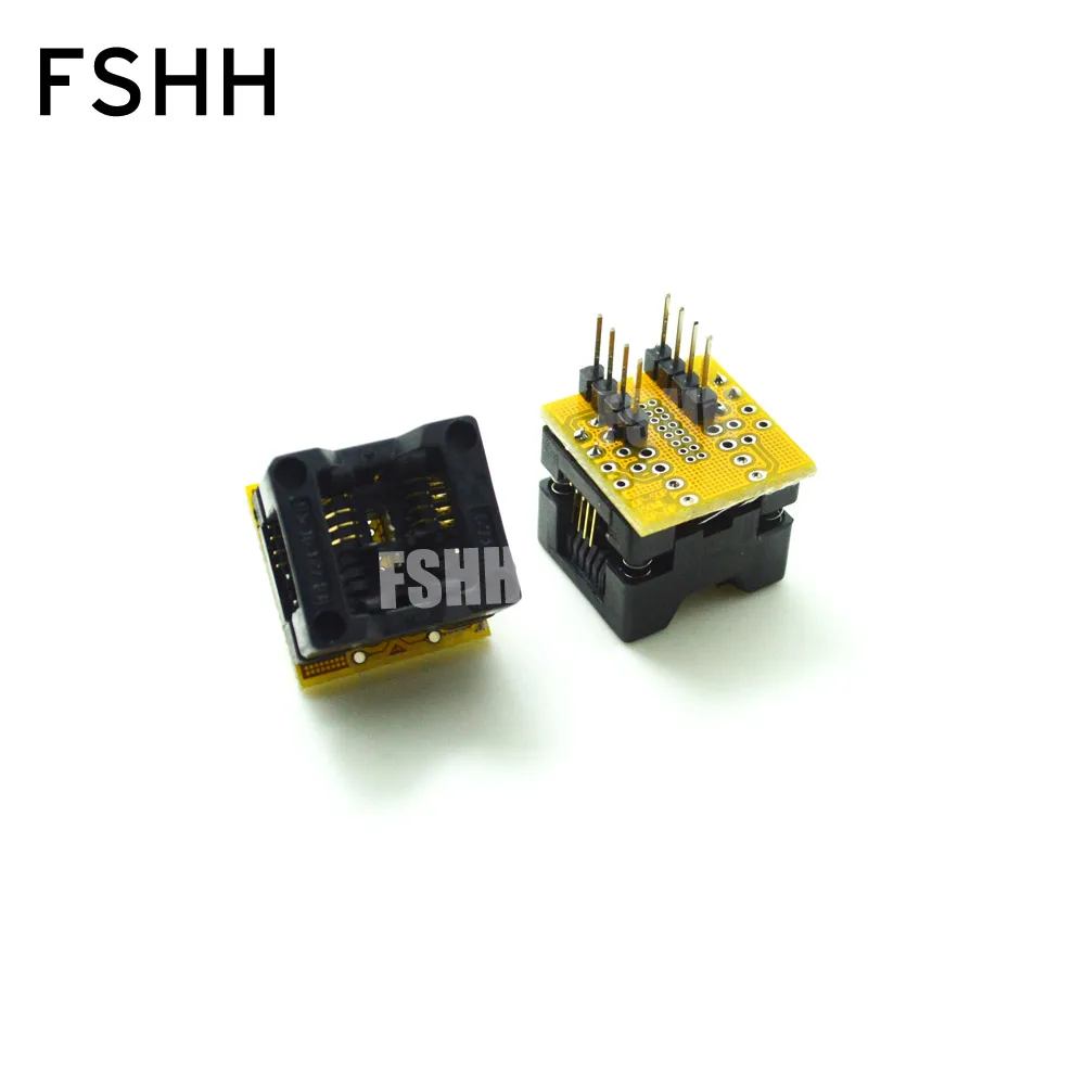 Хорошее качество SOP8 SOIC8 SOIC к разъему DIP8 адаптер для EEPROM 24c * 93c *|soic to dip8|soic dip8soic adapter |