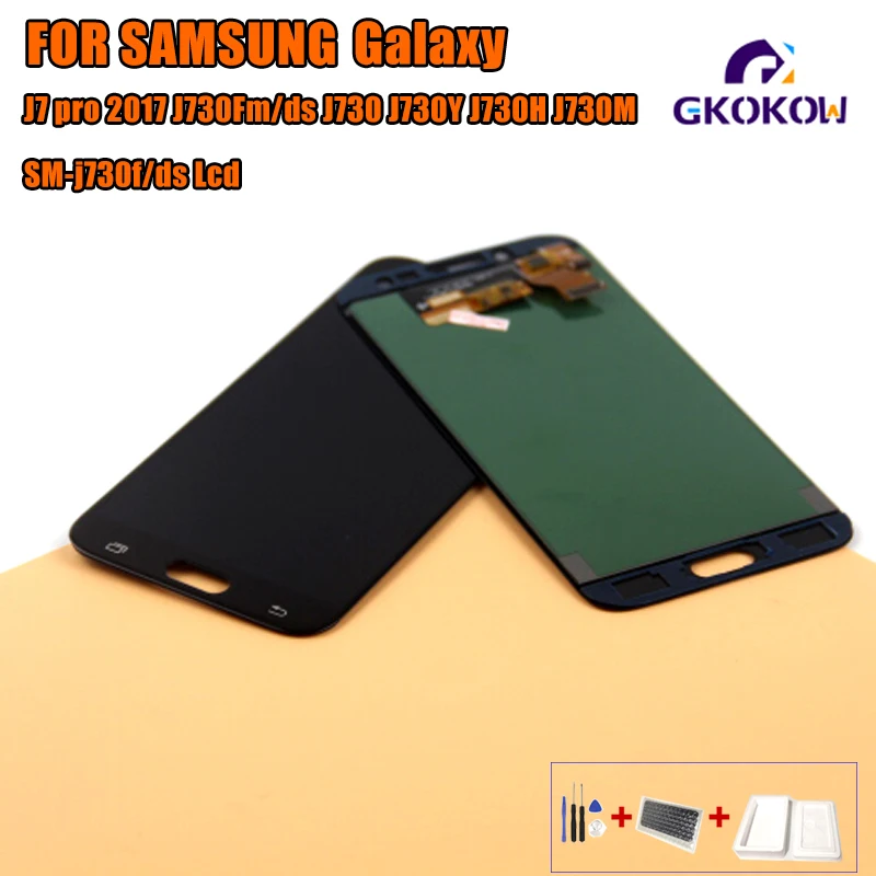 

5.5'' Display for SAMSUNG Galaxy J7 Pro J730 LCD For SAMSUNG J7 2017 Display Touch Screen Digitizer J730F Adjustable