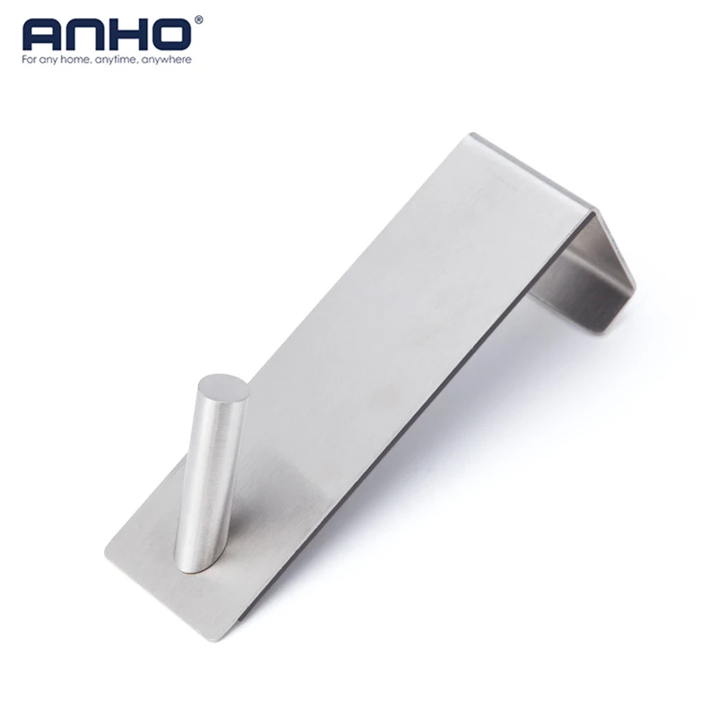 

2Pcs/Set Stainless Steel Over Door Hooks Kitchen Cabinet Draw Towel Home Hook Clothes Hanger Organizer Holder